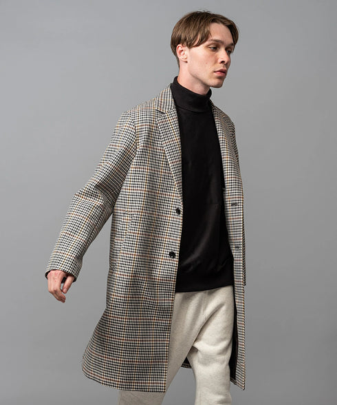 MR.OLIVE / VALENCIA CHECK / CHESTERFIELD COAT バレンシアチェック/チェスターフィールドコート